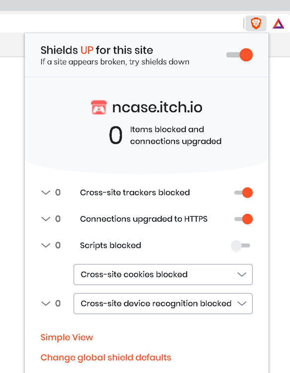 Sheild's Up! Sounds a bit like something Captain Picard might say but it's how you control the privacy and security protections in the Brave new web browser.
